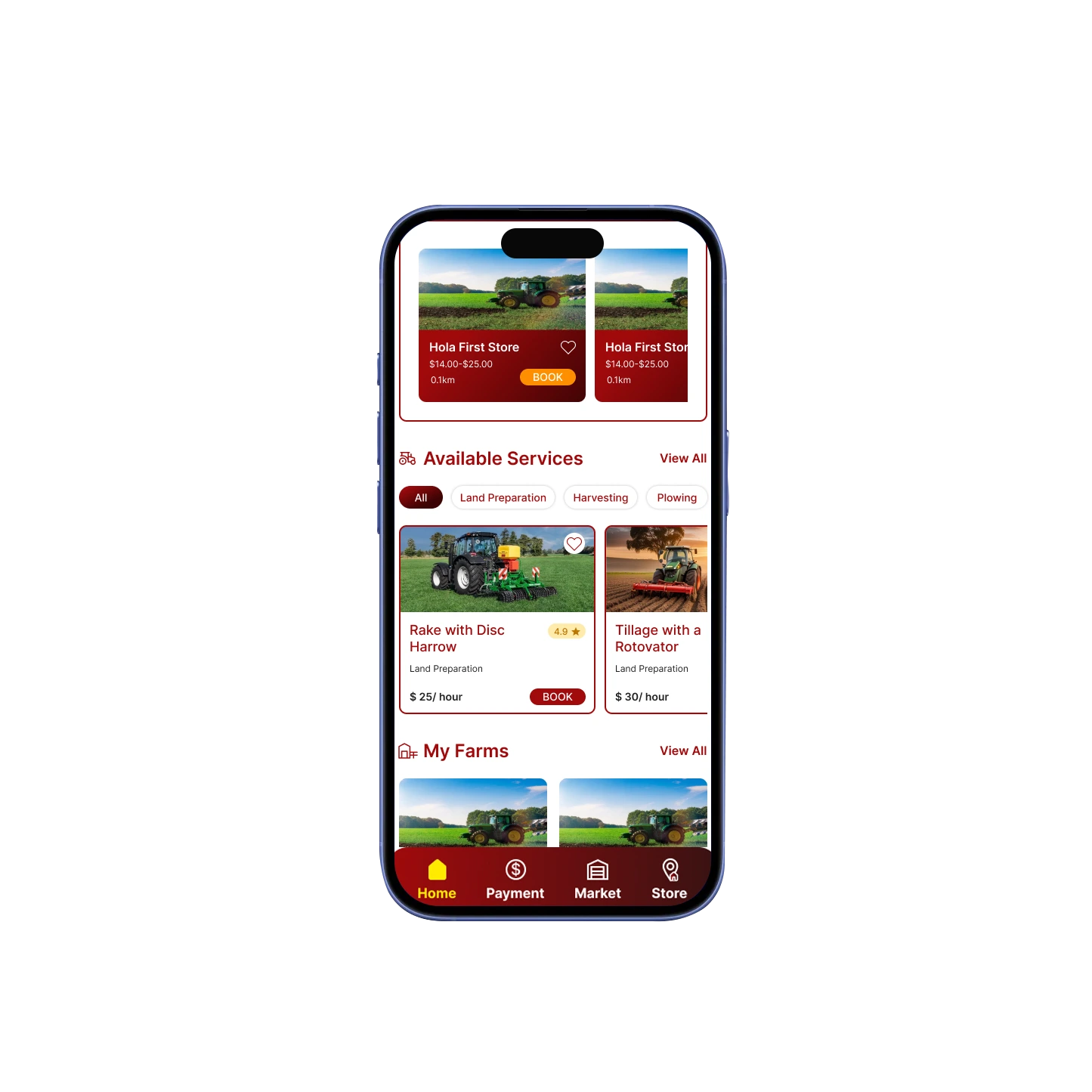 Farmer App Screen 2