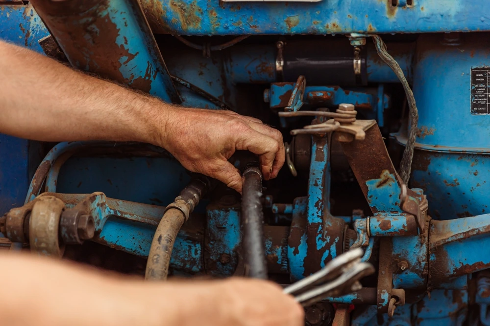 Farm equipment repair and maintenance