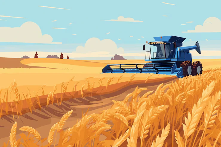 Un agricultor examinando suelo sano en un campo vibrante y sostenible.